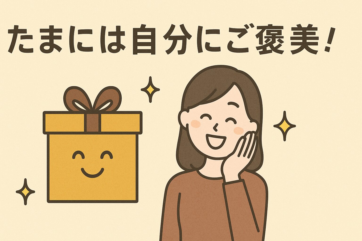 たまには自分にご褒美を！