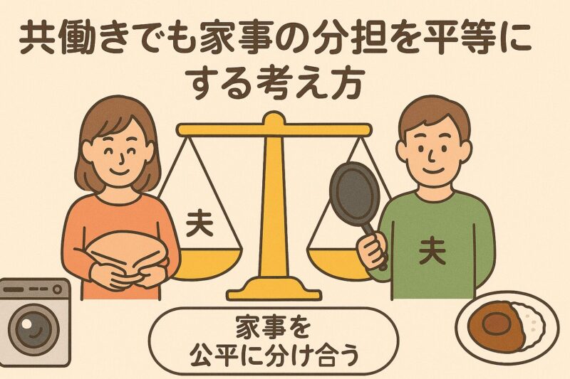 家事を平等にする考え方