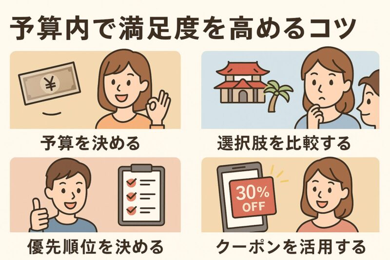 予算内で満足度を高めるコツ