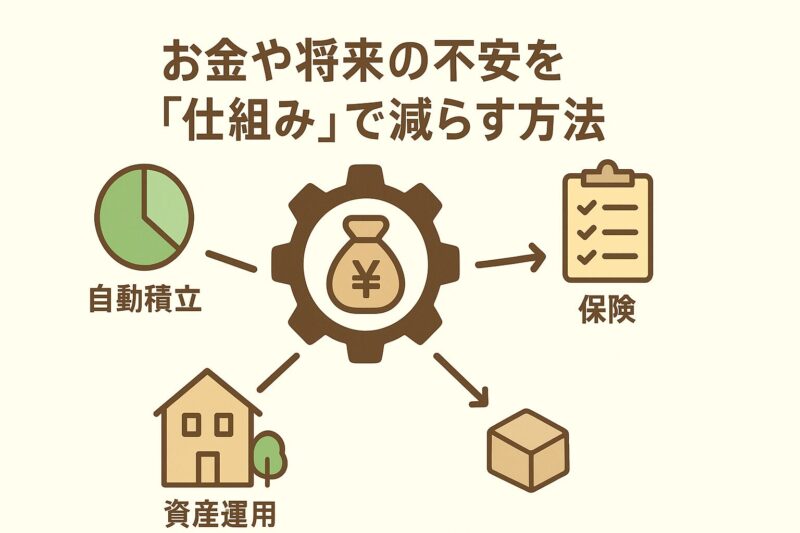 お金や将来の不安を「仕組み」で減らす方法