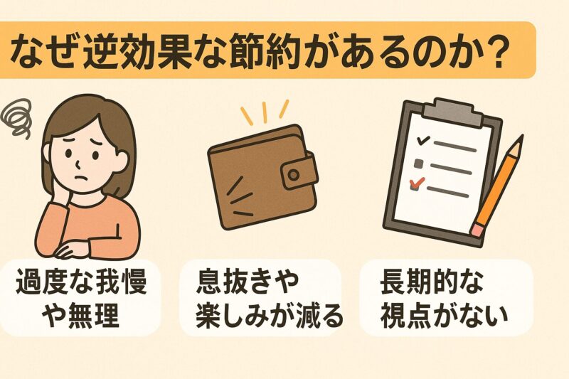 なぜこれらの節約は逆効果なのか?
