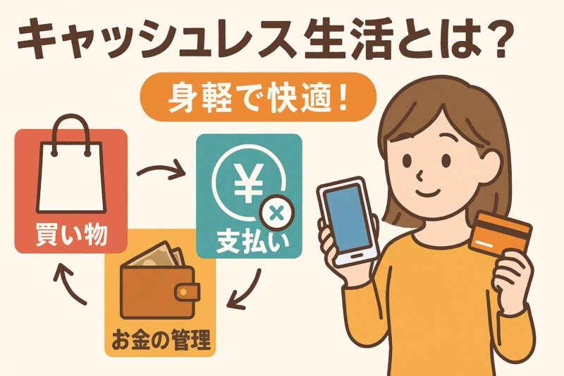 キャッシュレス生活とは?身軽で快適!