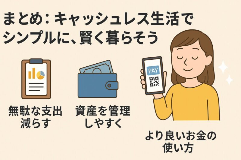 キャッシュレス生活でシンプルに、賢く暮らそう