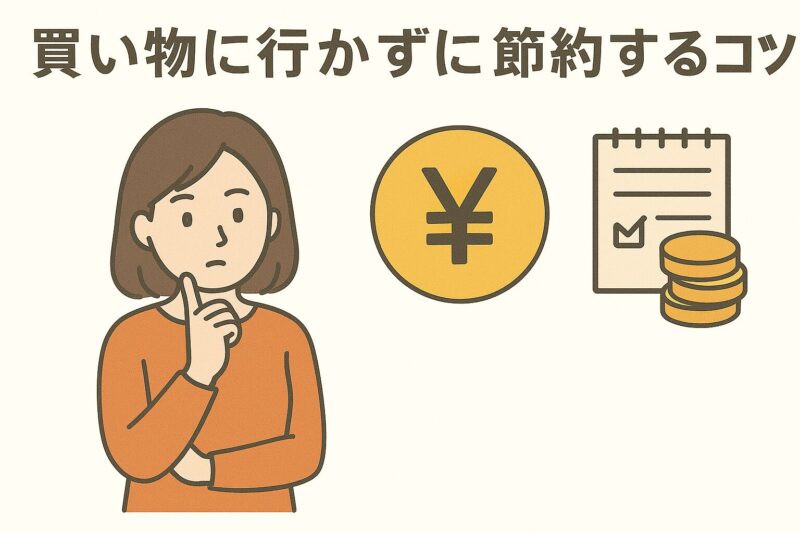 買い物に行かずに節約するコツ